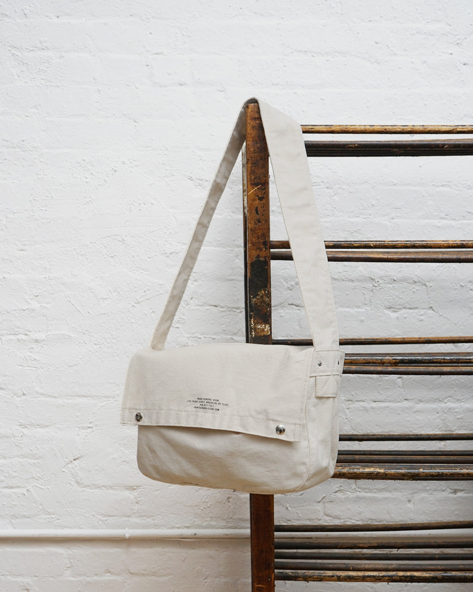 【Paragraph】24FW★ No.012 PARAGRAPH COTTON BAG 22984-NatDeepBk-2-