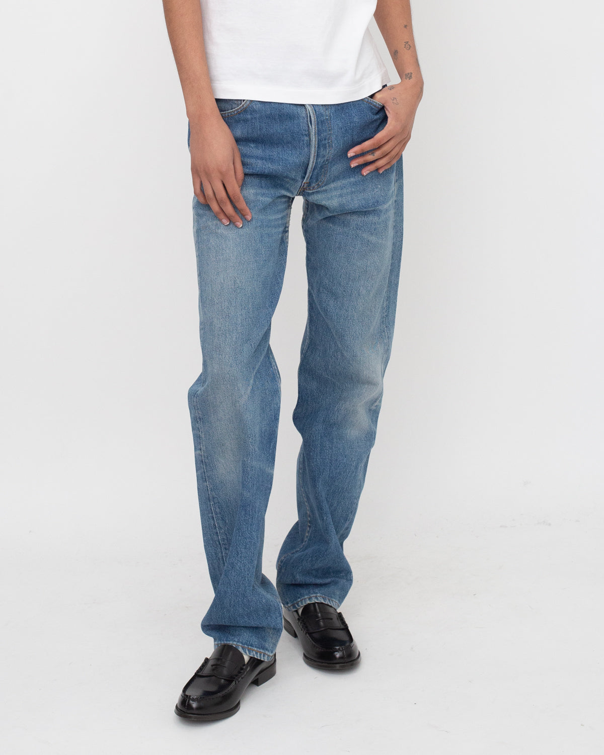 501 Straight Fit Denim Pants / size: 28