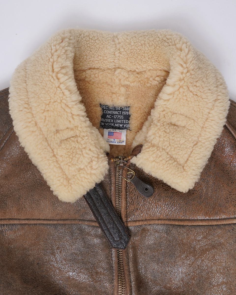 Type B-3 Sheepskin Bomber Jacket – Front General Store