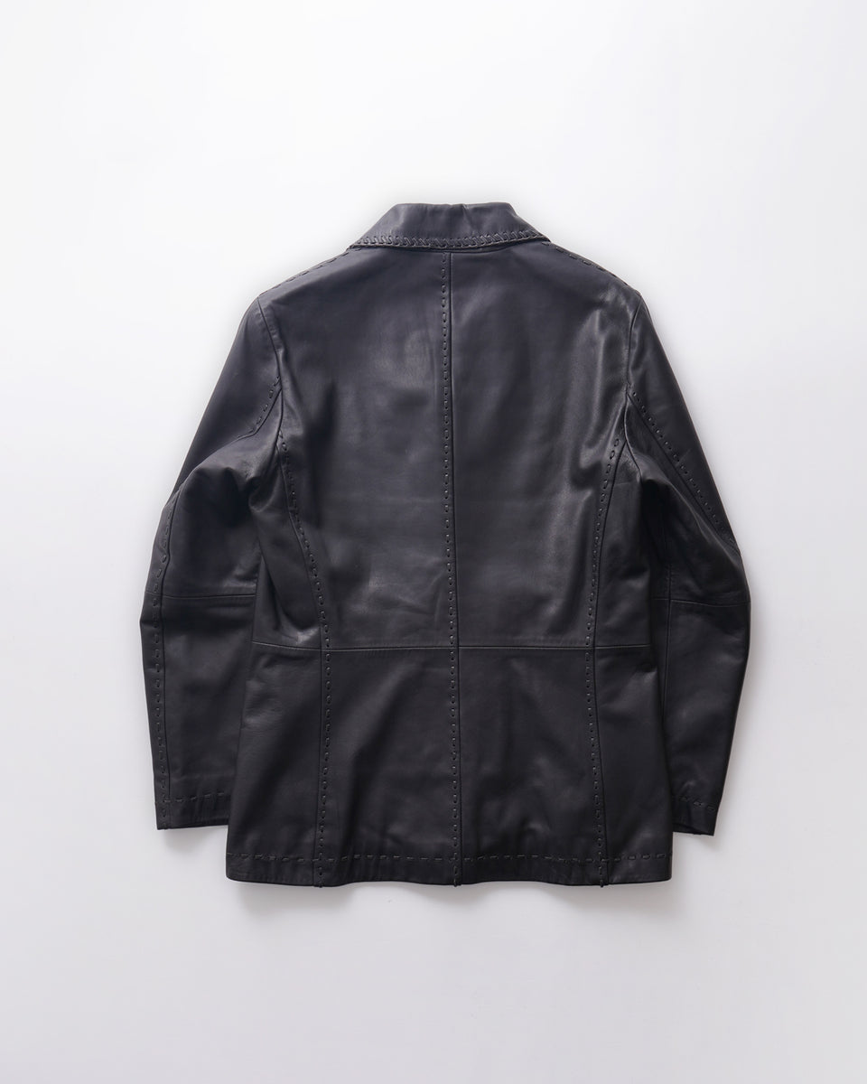 Stitched Lamb Leather Jacket – Front General Store