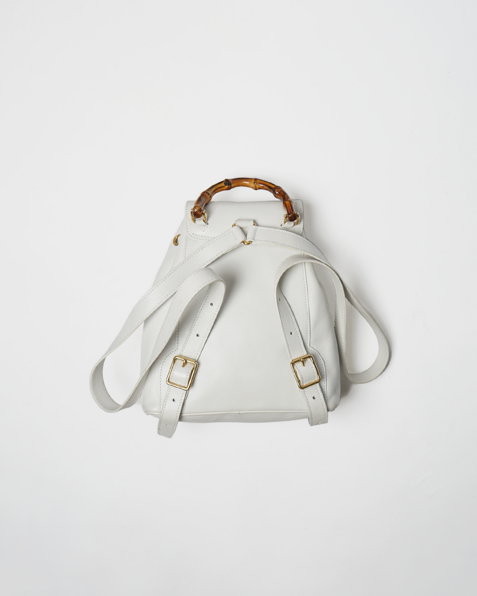 White gucci backpack sale