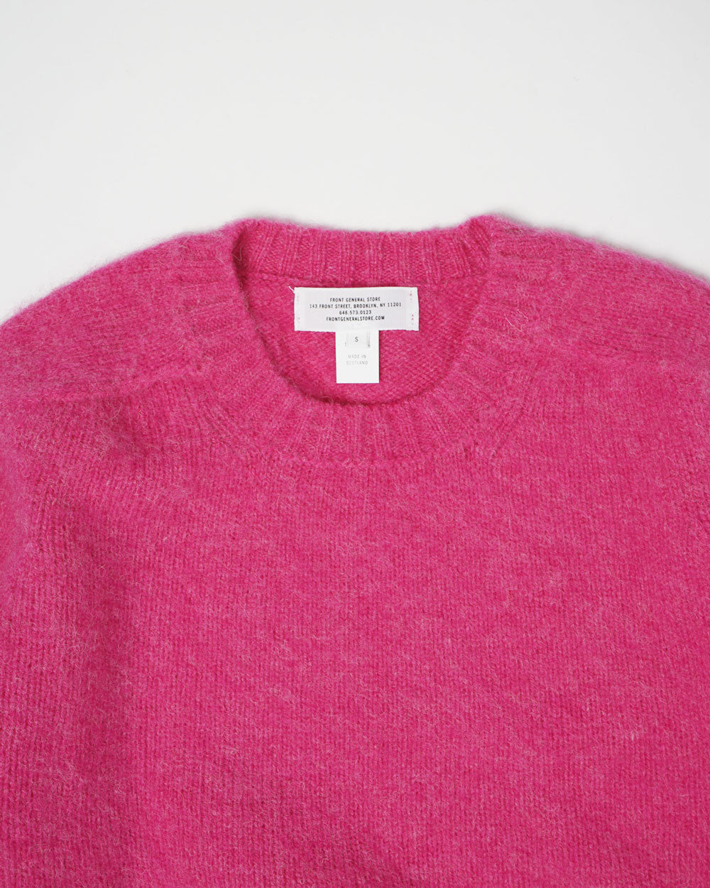 FGS Originals - Brushed Shetland Sweater Crew Neck / Pink