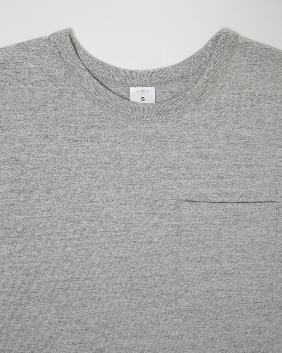 ★KIRSH★ Cherry Front Pocket T-Shirt Grey Charcoal Hanes Unisex Charcoal Heather Essential-T Pocket T-Shirt