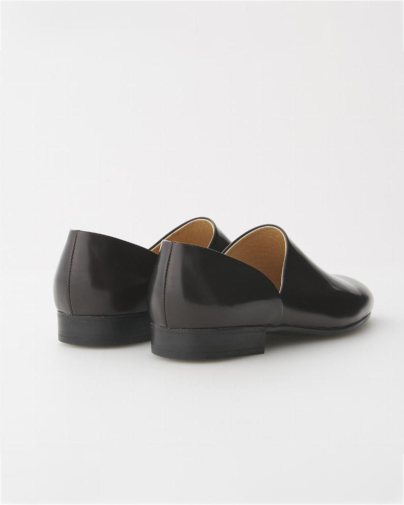 Haruta Leather 150 Spock Shoes Dark Brown