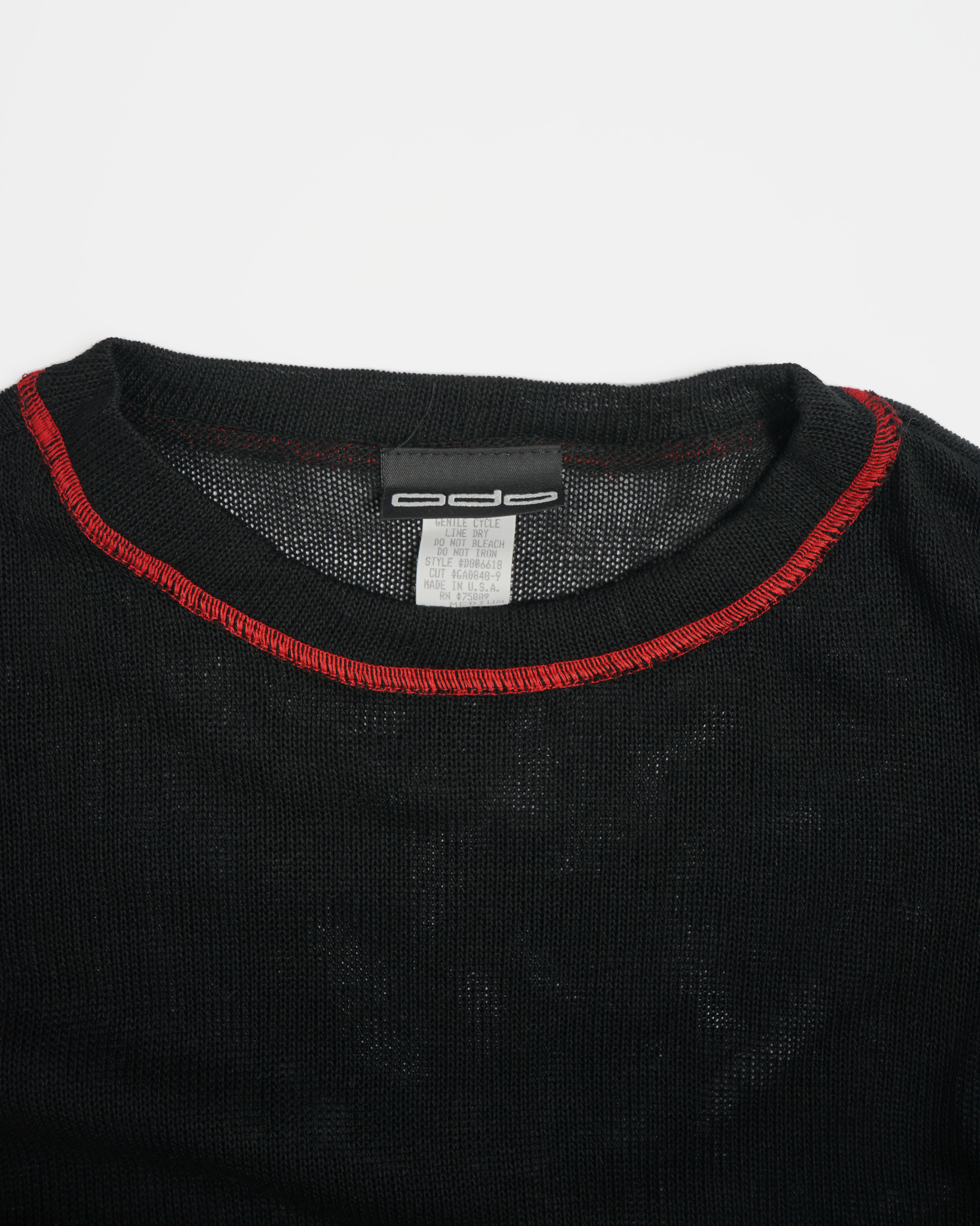 Odo Contrast Stitch L/S