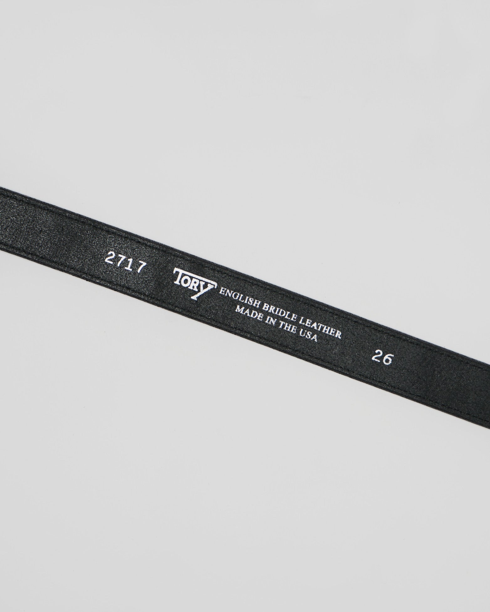 1" Spur Leather Belt / Silver Buckle