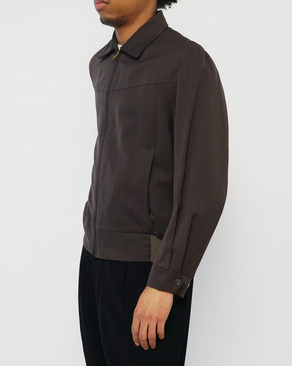 1950's Rayon Gabardine Zip-Up Jacket – Front General Store