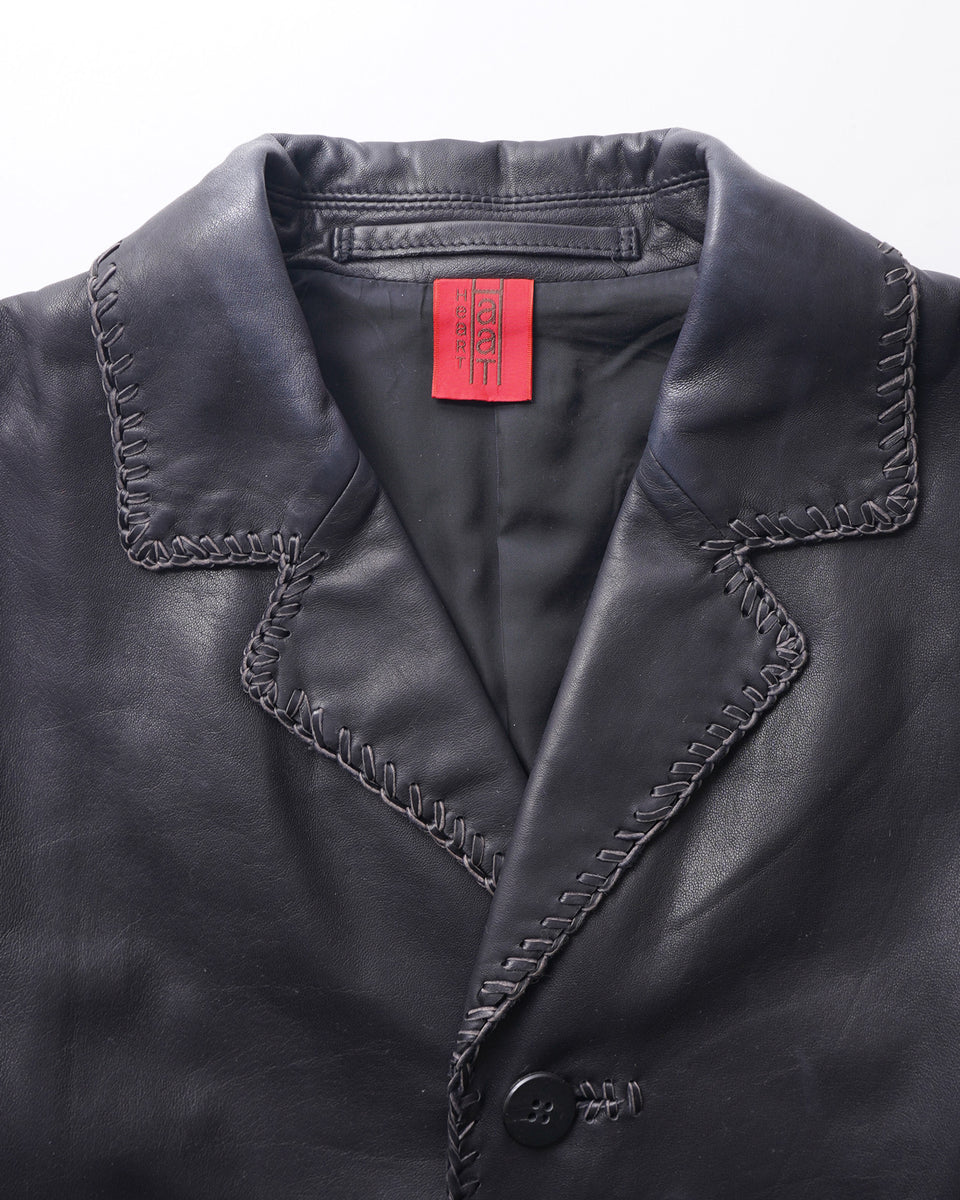 Stitched Lamb Leather Jacket – Front General Store