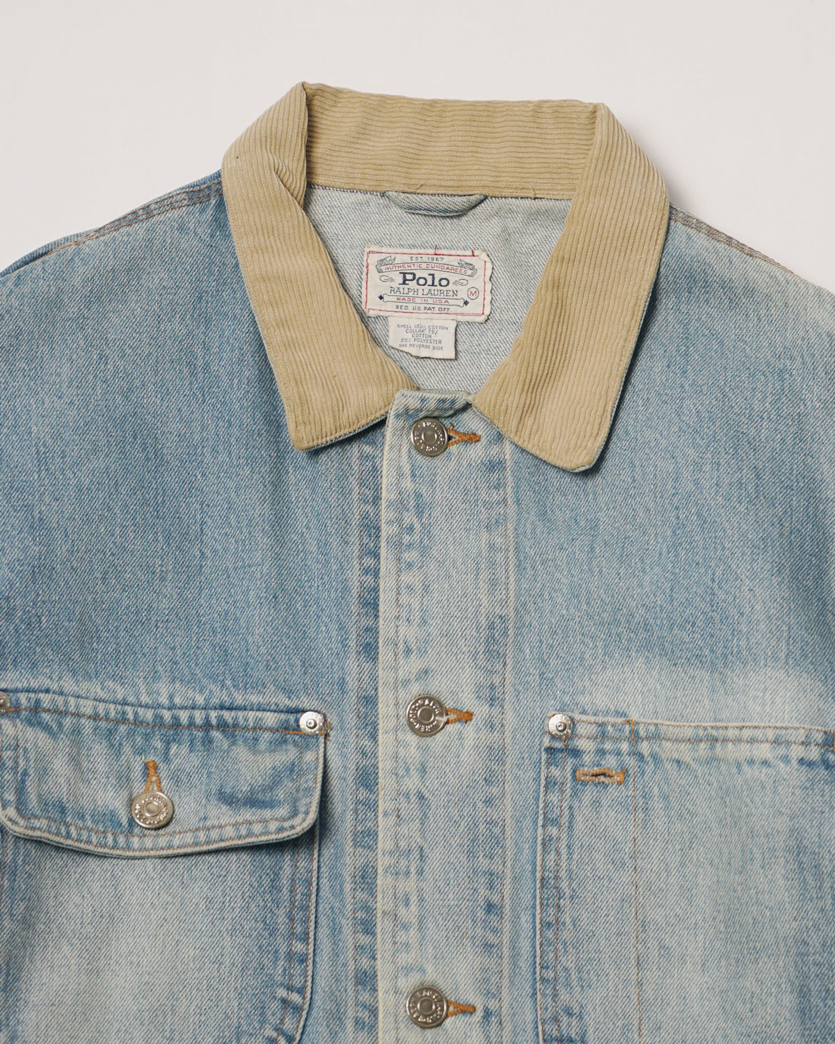 Polo Indian Back-printed Denim Jacket