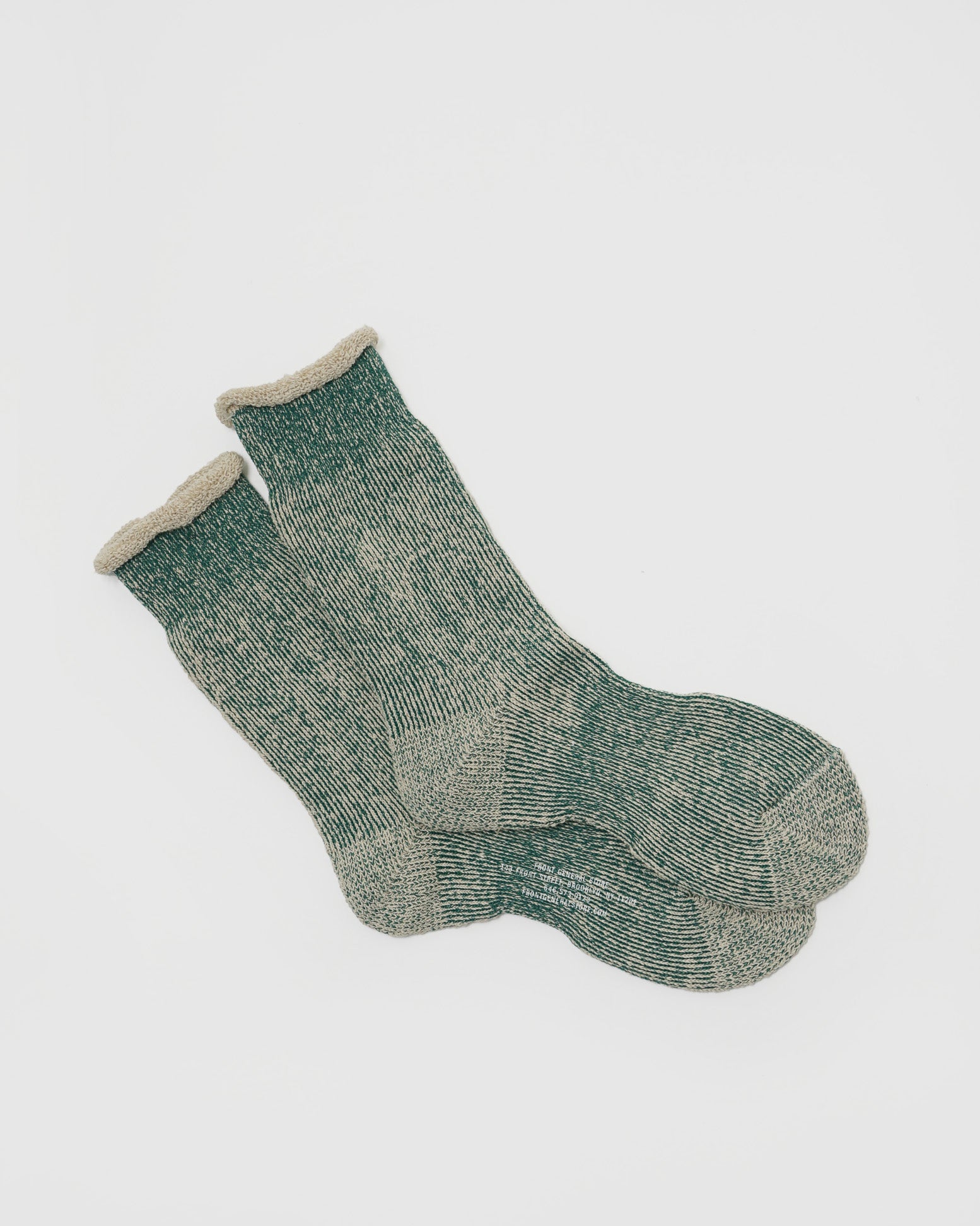 FGS Originals - Hemp Full Pile Half Socks / Green