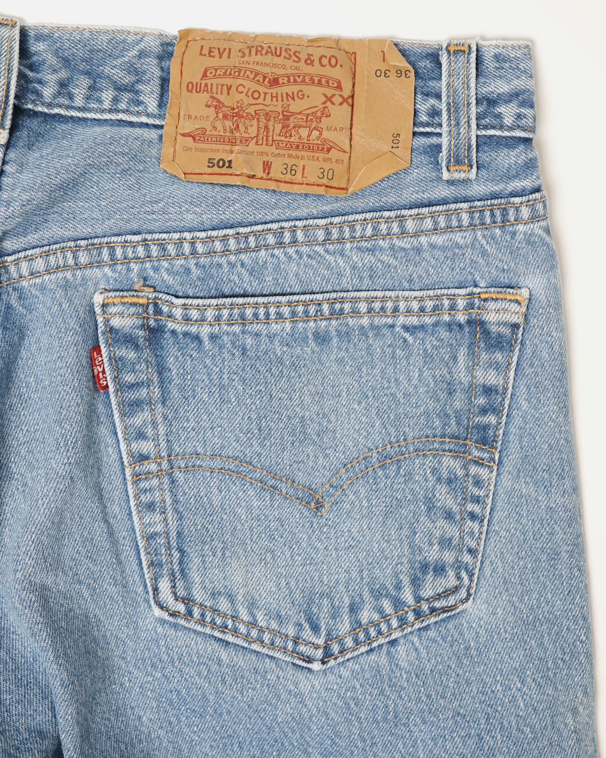 501 Straight Fit Denim Pants