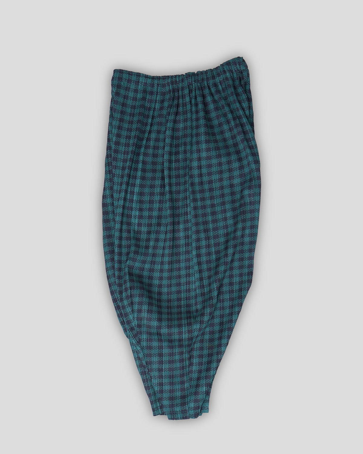 Pleats Please Plaid Tapered Pants