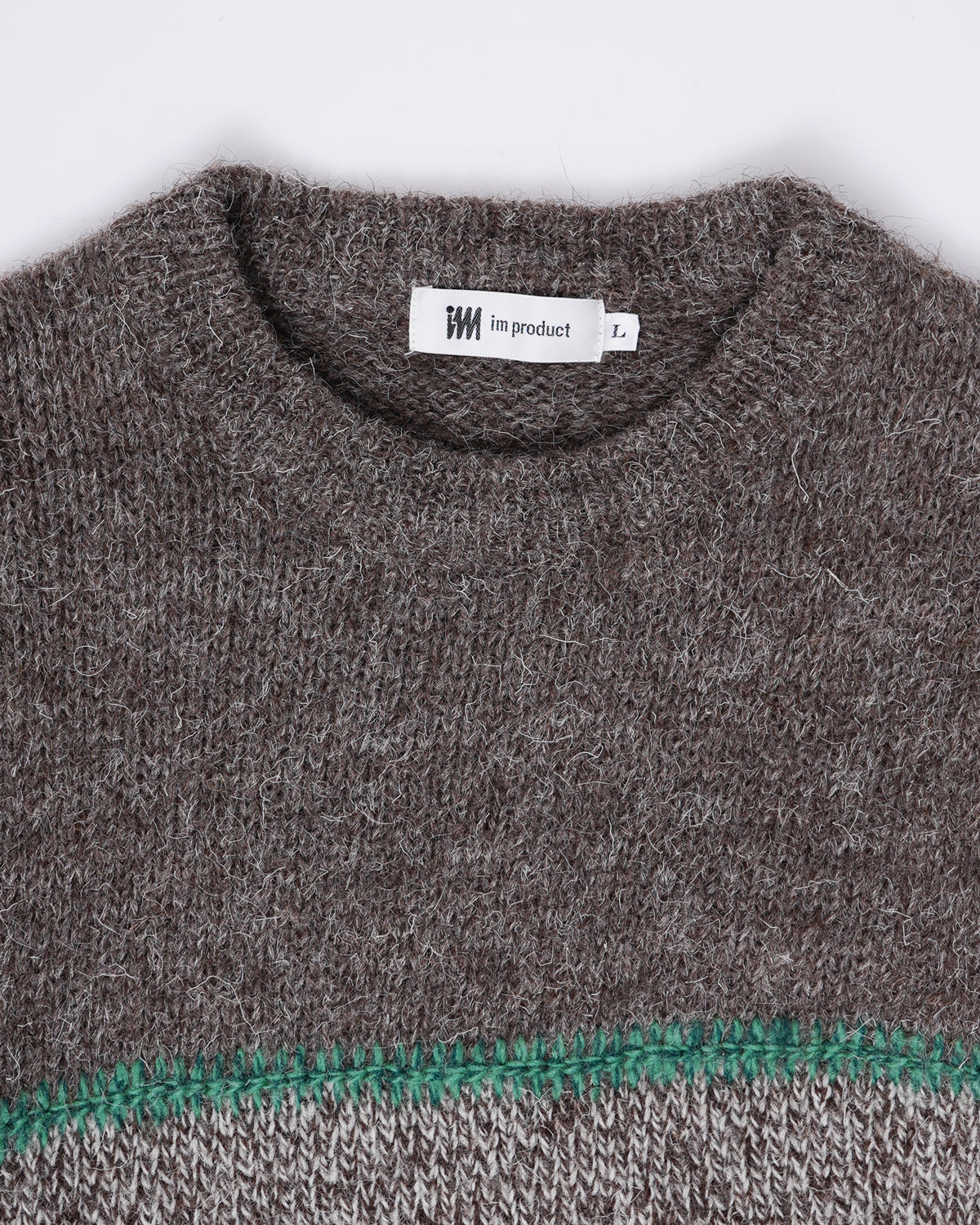 IM Product Striped Pattern Knitted Sweater