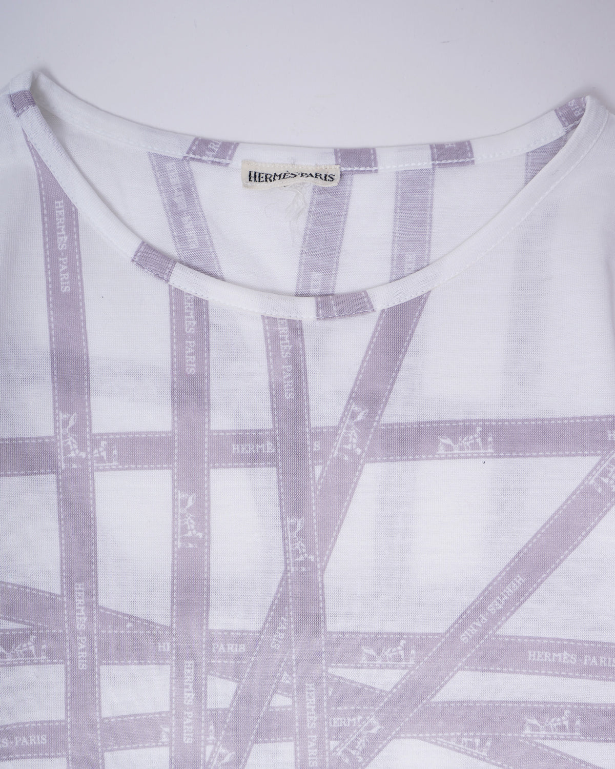 Ribbon Printed L/S T-Shirt