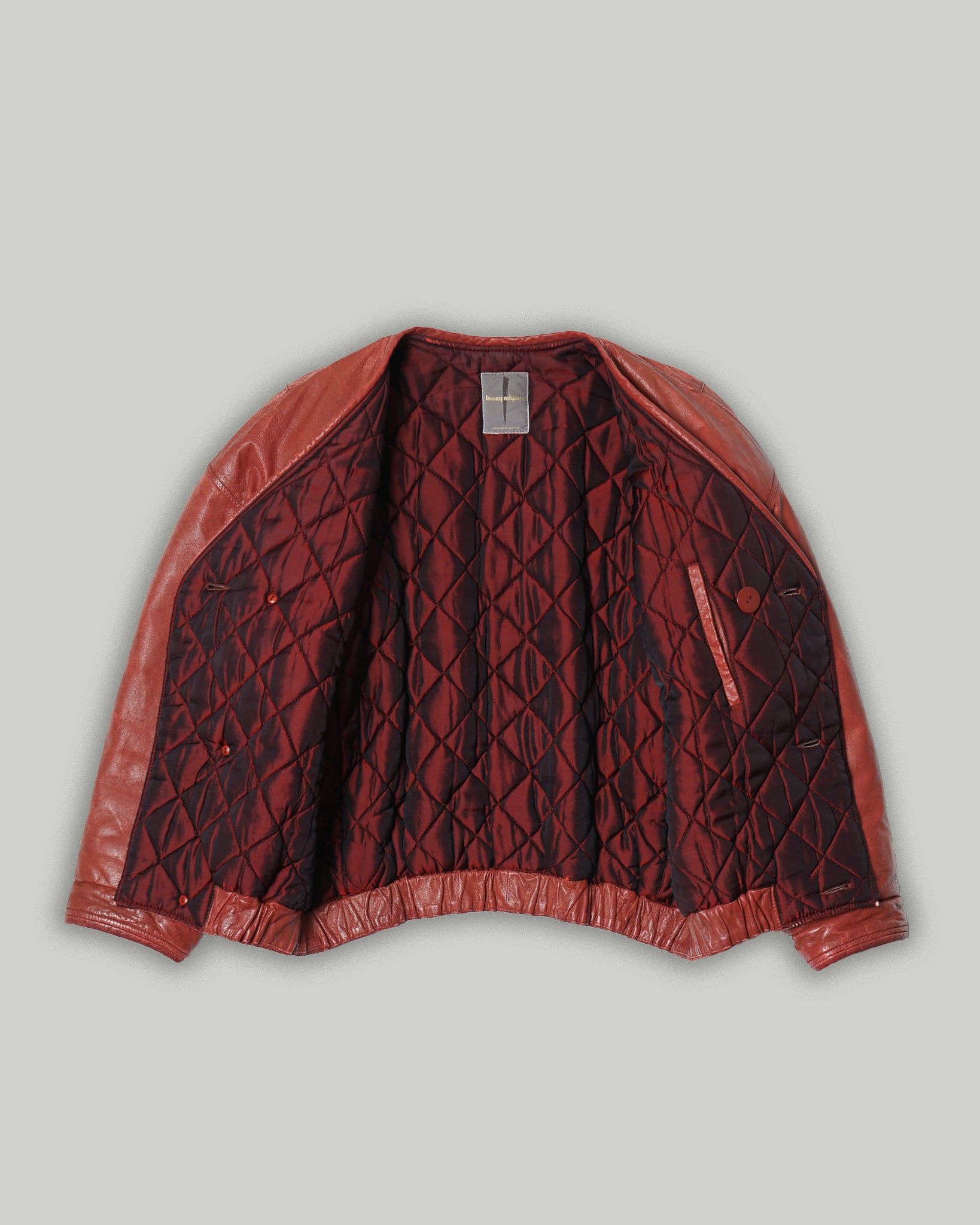 Padded Leather Jacket
