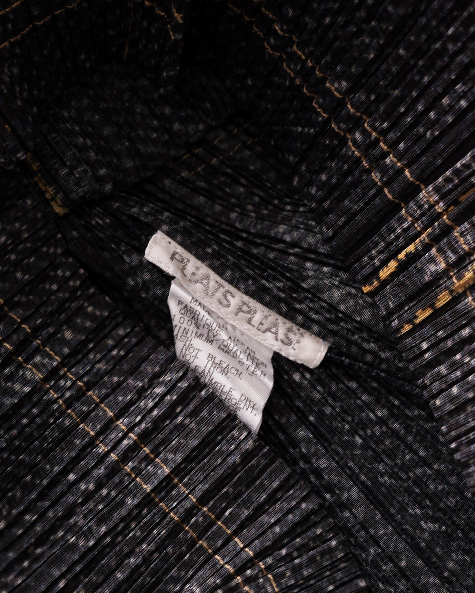 Pleats Please Denim Transcription Shirt – Front General Store