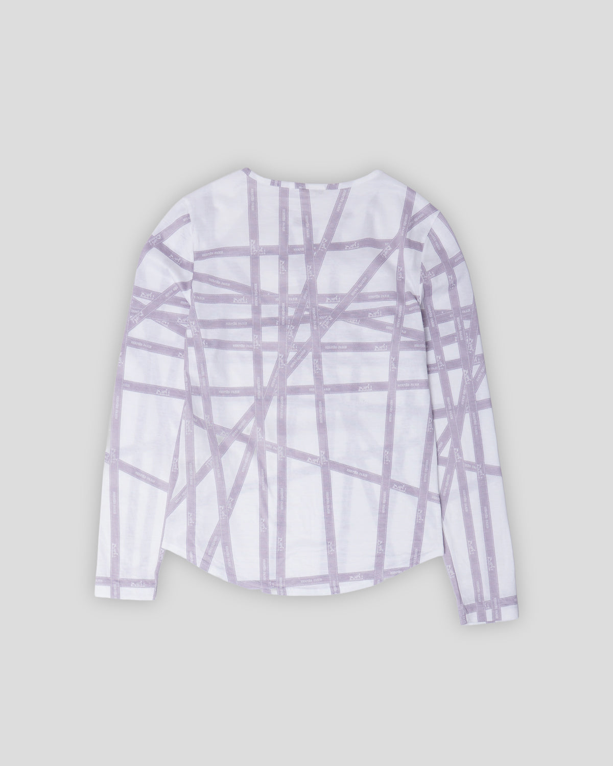 Ribbon Printed L/S T-Shirt