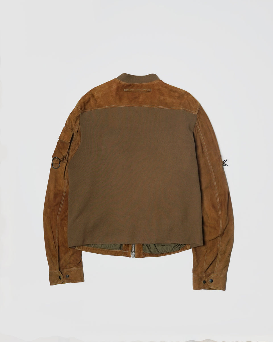 Prada Sports Suede Zip Up Sports Jacket – Front General Store