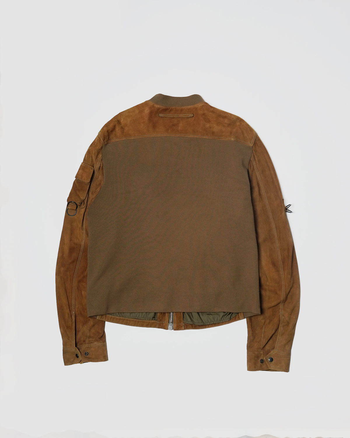 Prada Sports Suede Zip Up Sports Jacket