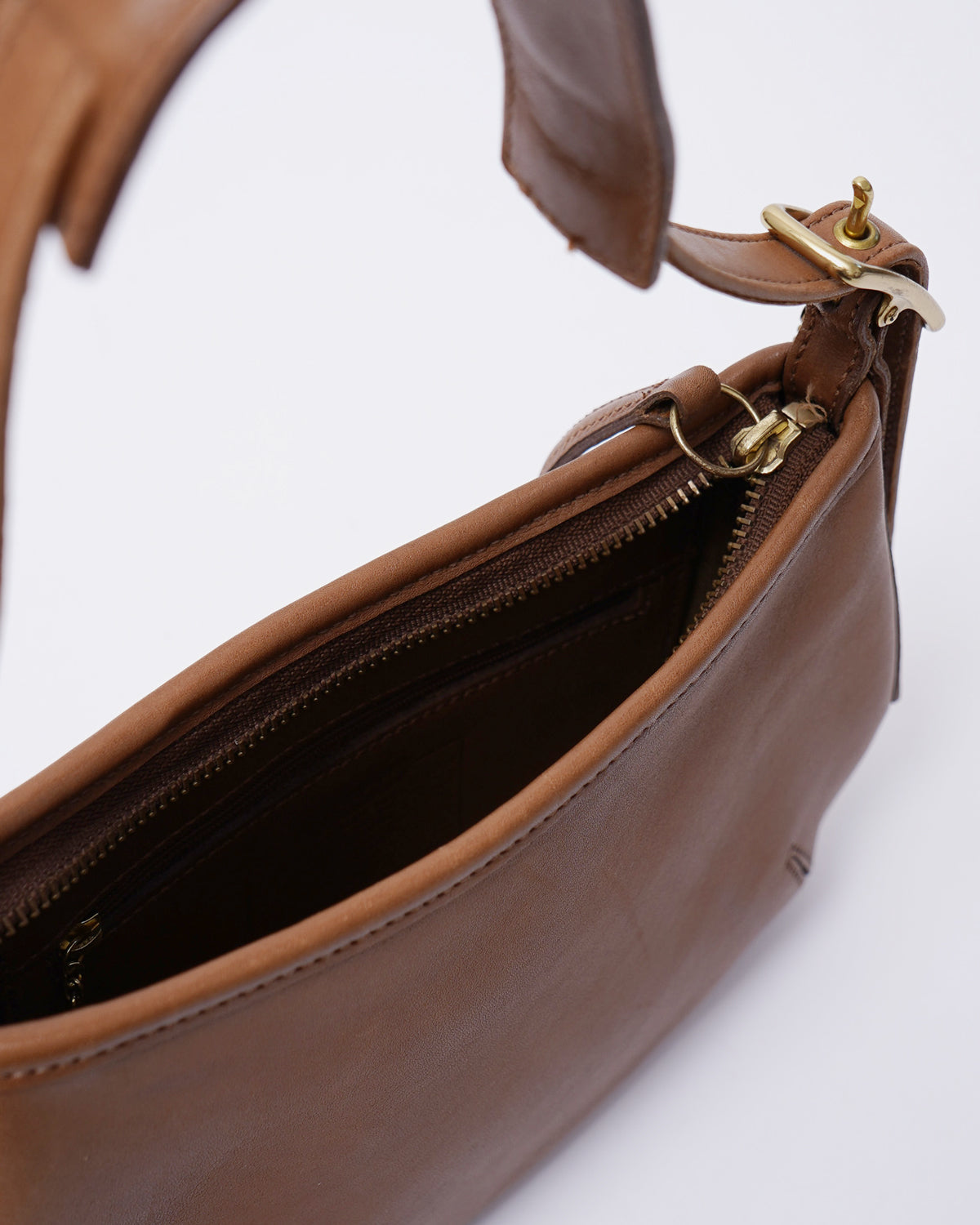 Brown Leather Hand Bag