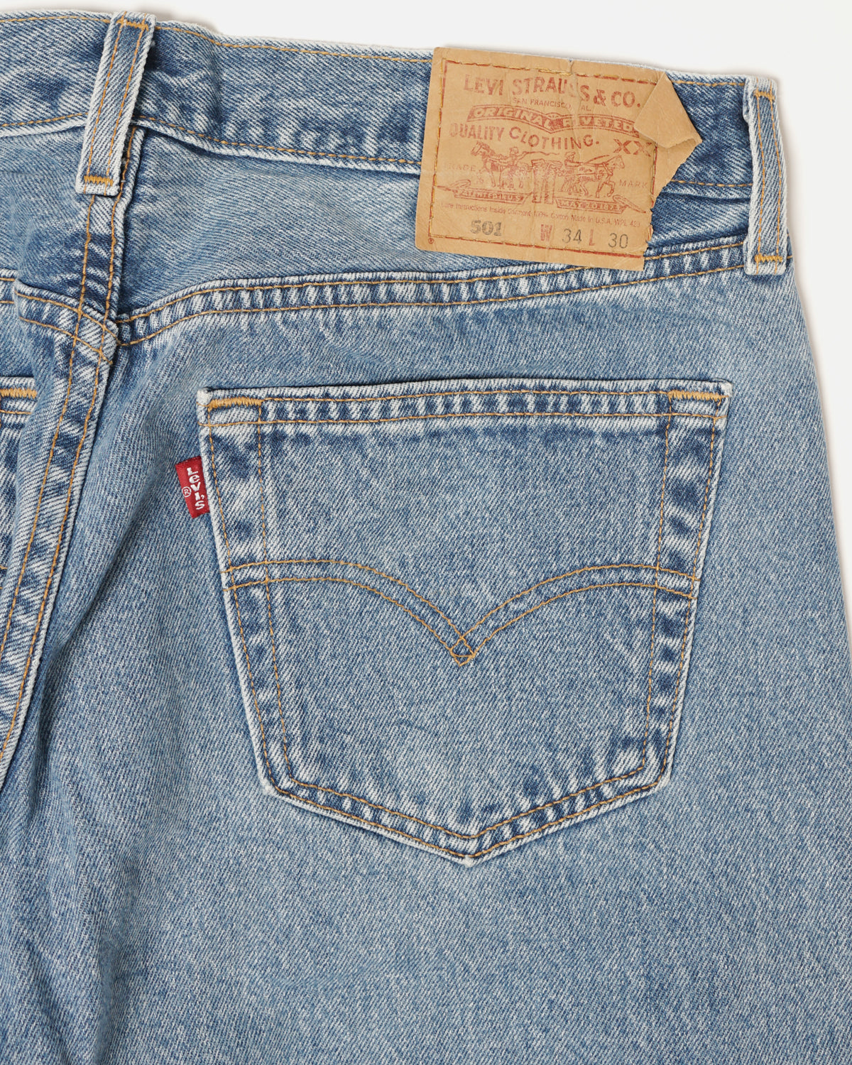 501 Straight Fit Denim Pants