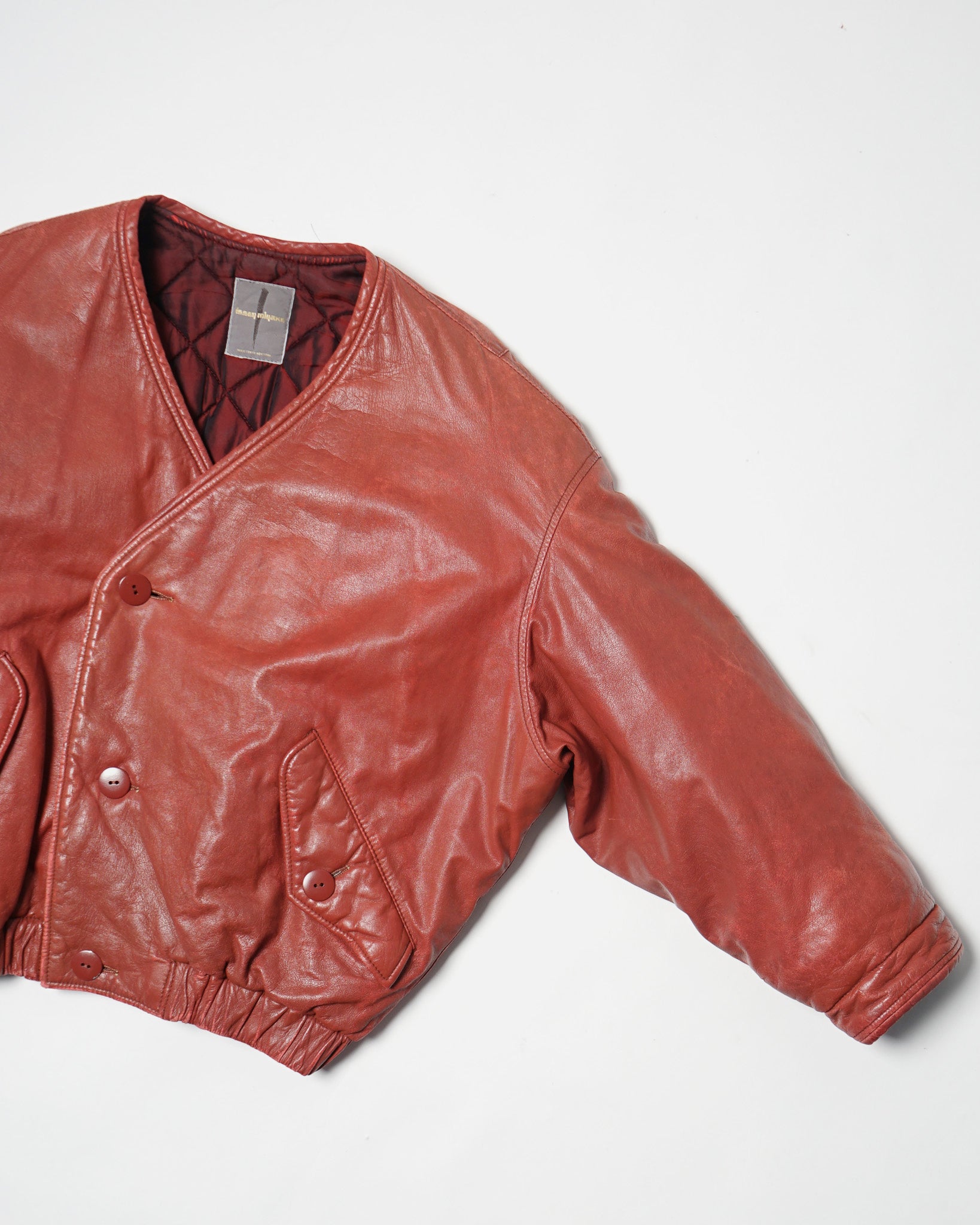 Padded Leather Jacket