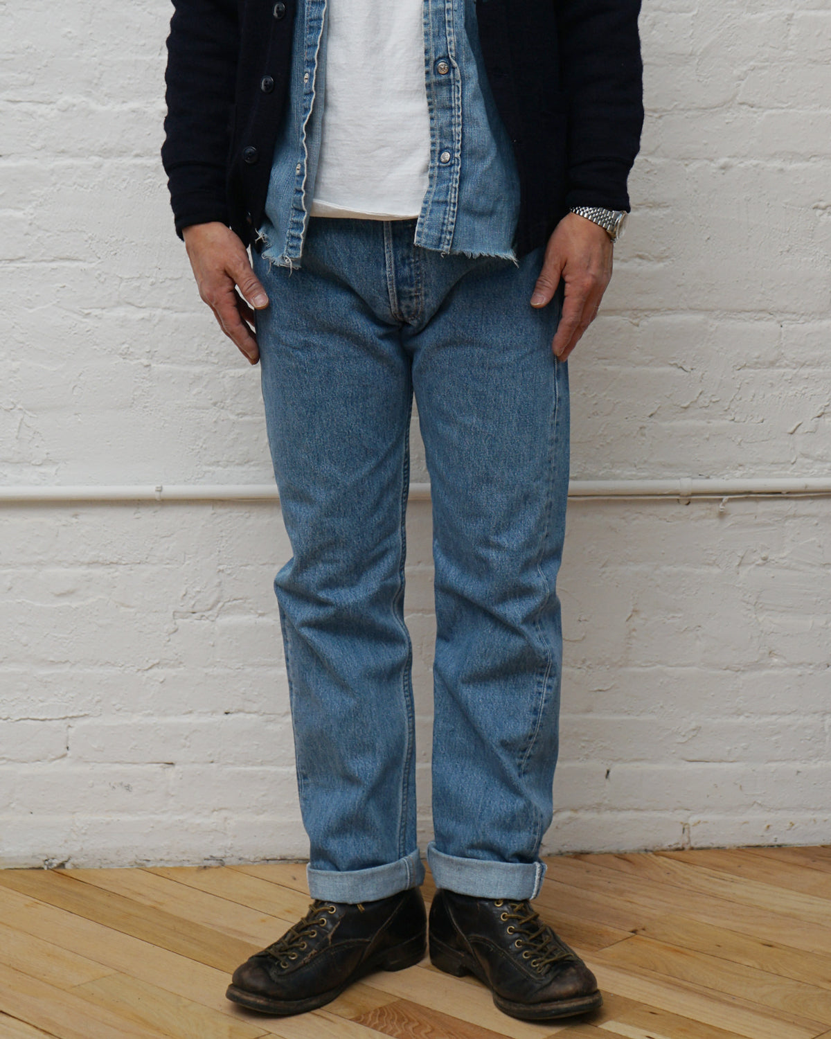 501 Straight Fit Denim Pants / size: 32