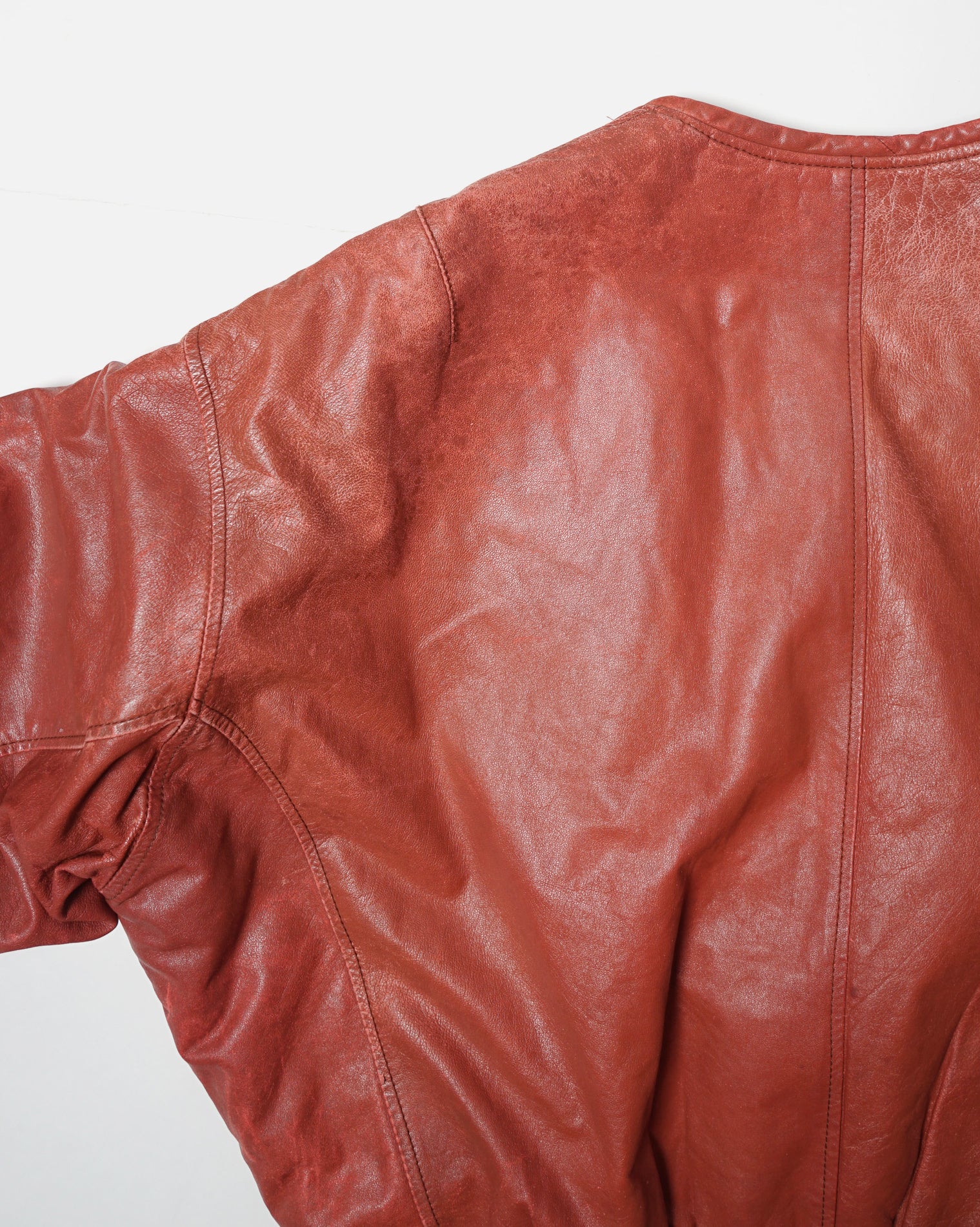 Padded Leather Jacket