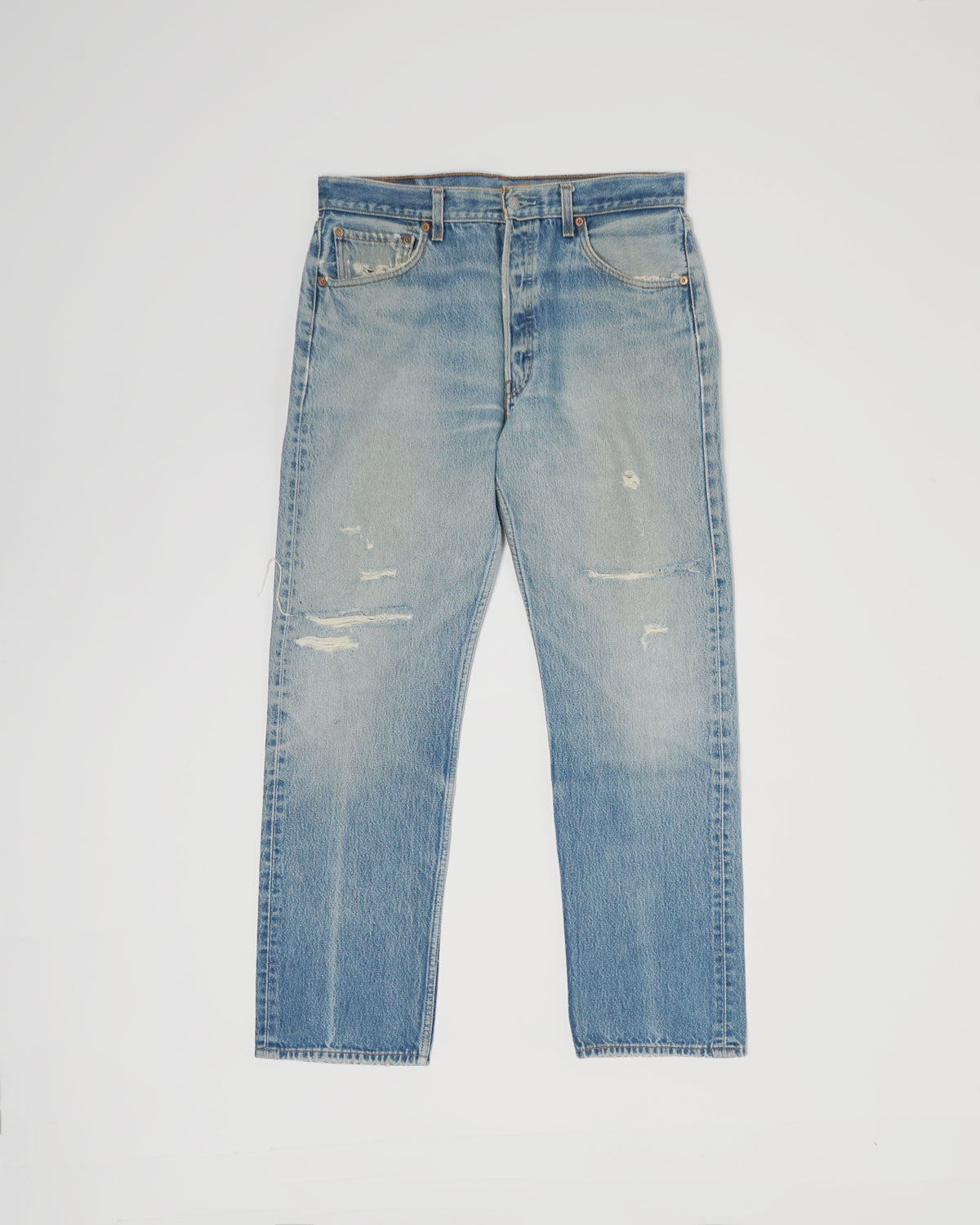 501 Distressed Denim Pants / size: 34