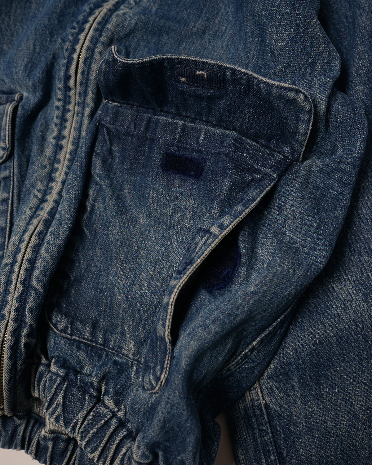 Polo Denim Zip Up Jacket