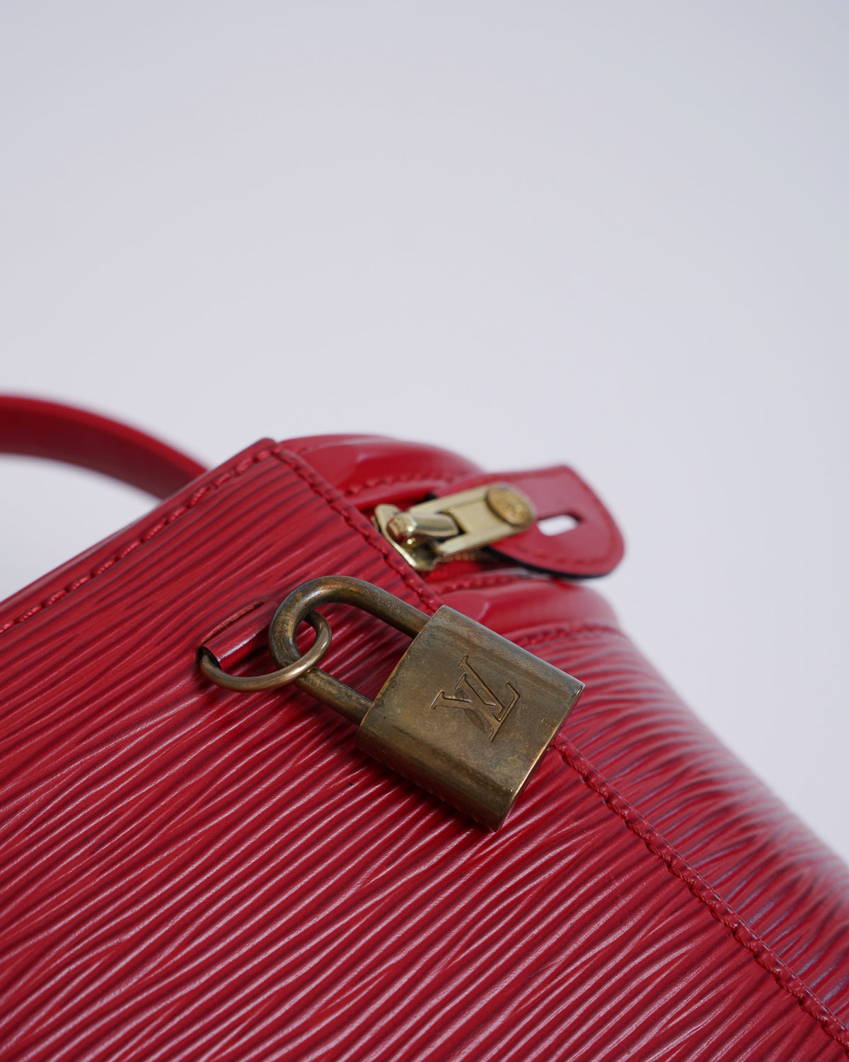 Epi Red Vanity Bag