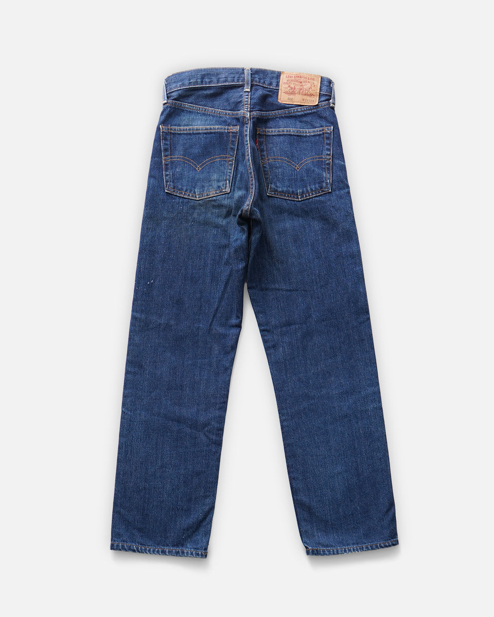 LEVI’S / 00's 502 aging denim pants Levi's 502 XX Reproduction Denim Jeans Made in Japan – Front