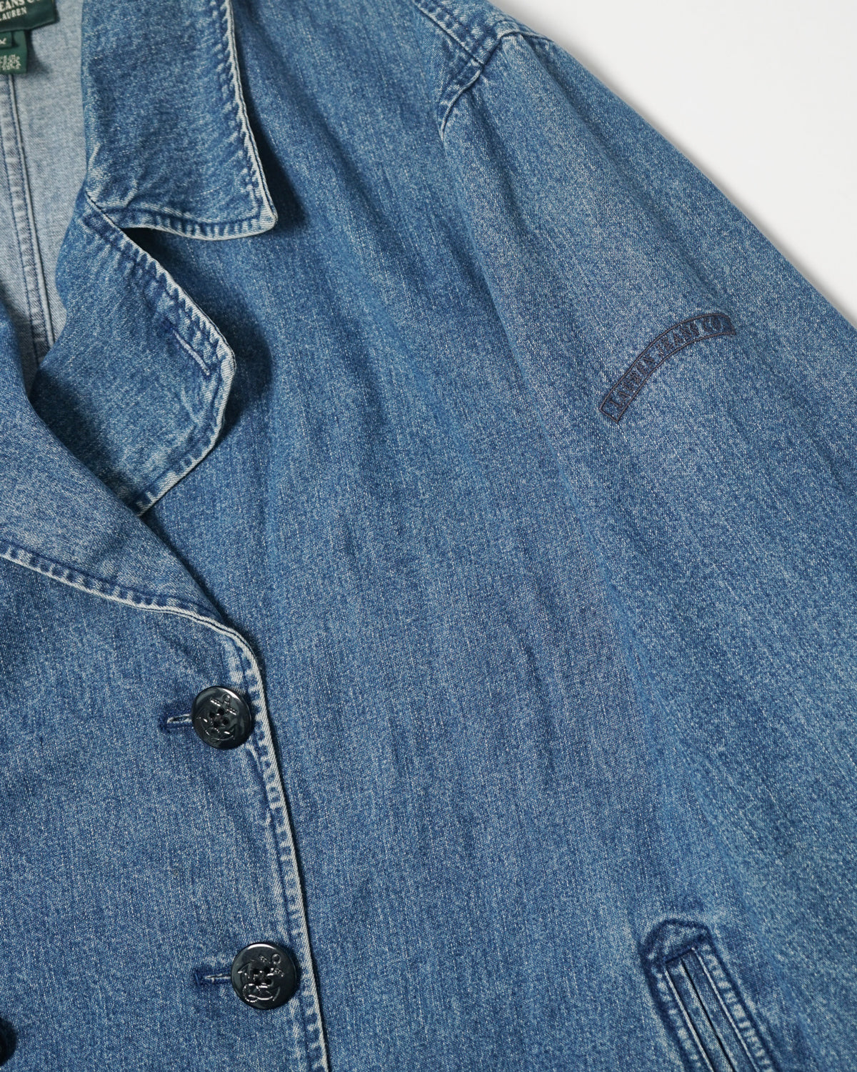 Lauren Jeans Co. Denim Double Breasted Jacket