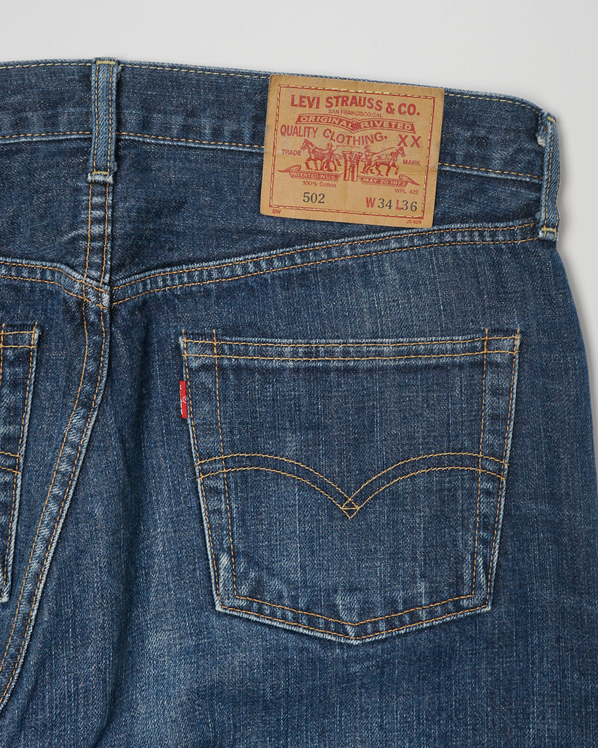 502 Selvage Tapered Fit Denim Pants