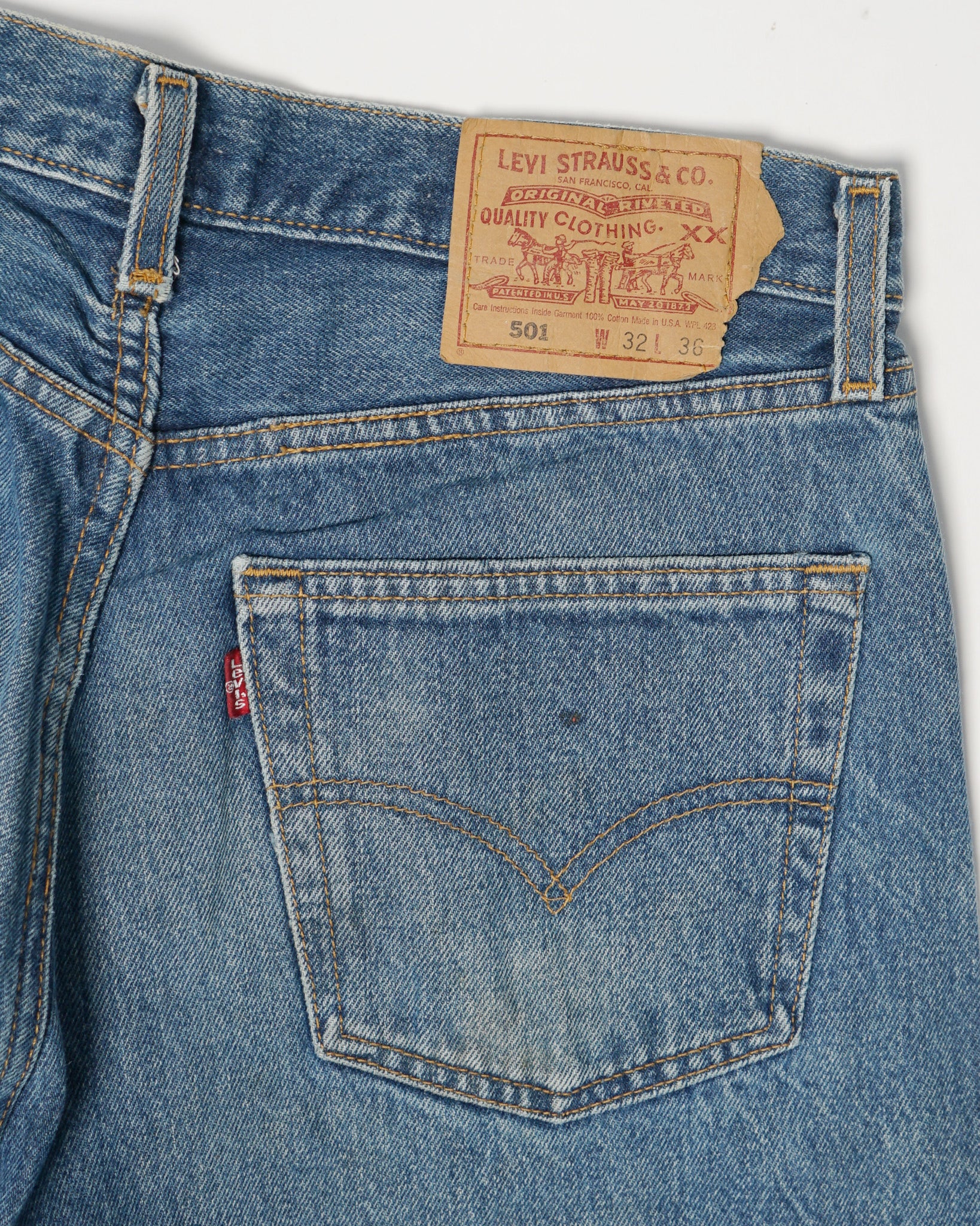 501 Straight Fit Denim Pants