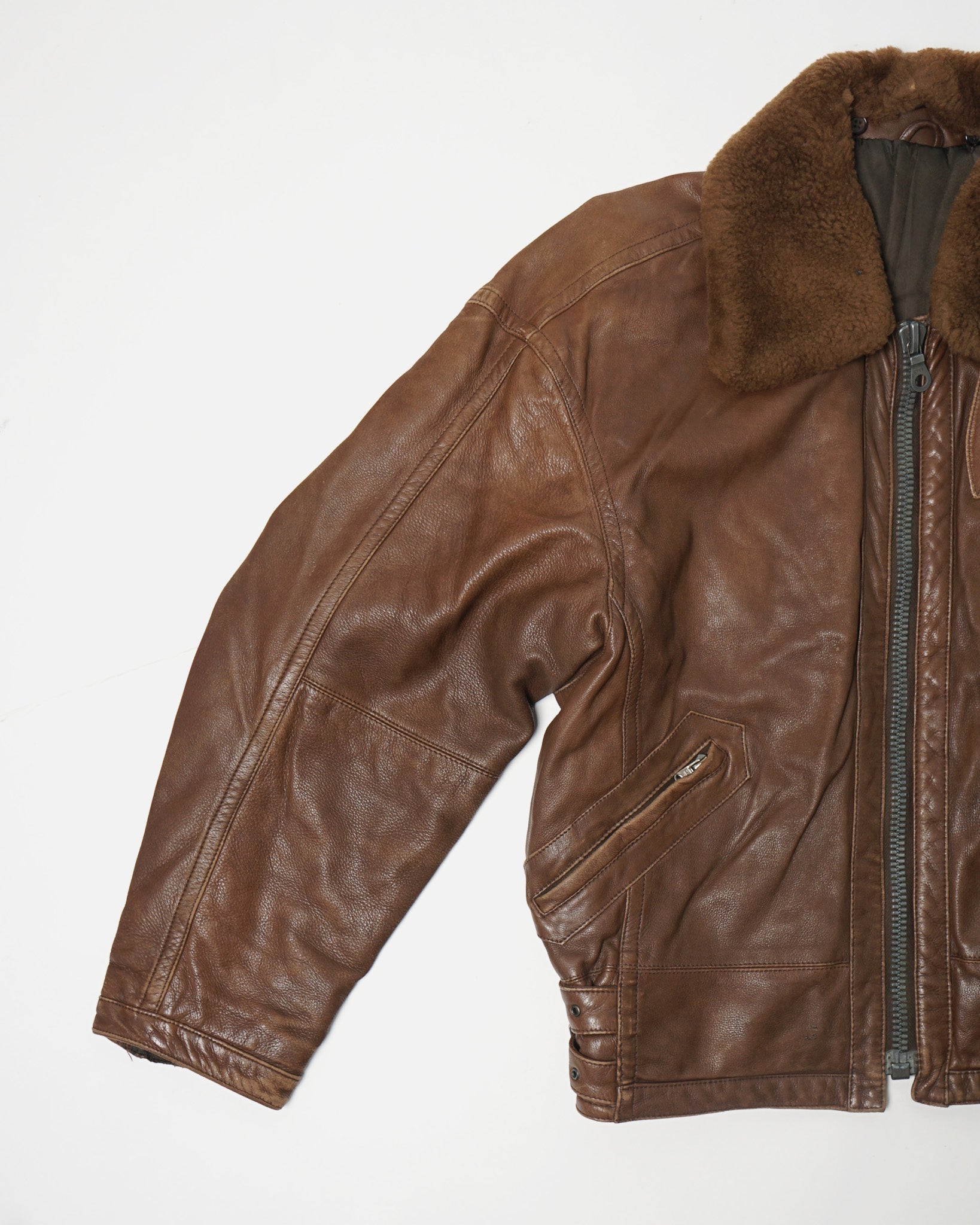 Leather Flight Jacket