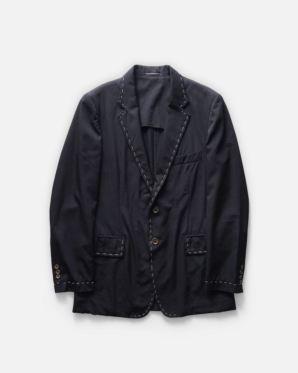 【大幅値下】YohjiYamamoto Wool Doeskin Jackets YOHJI YAMAMOTO Wool Tailored Jacket Made in Japan – Front General