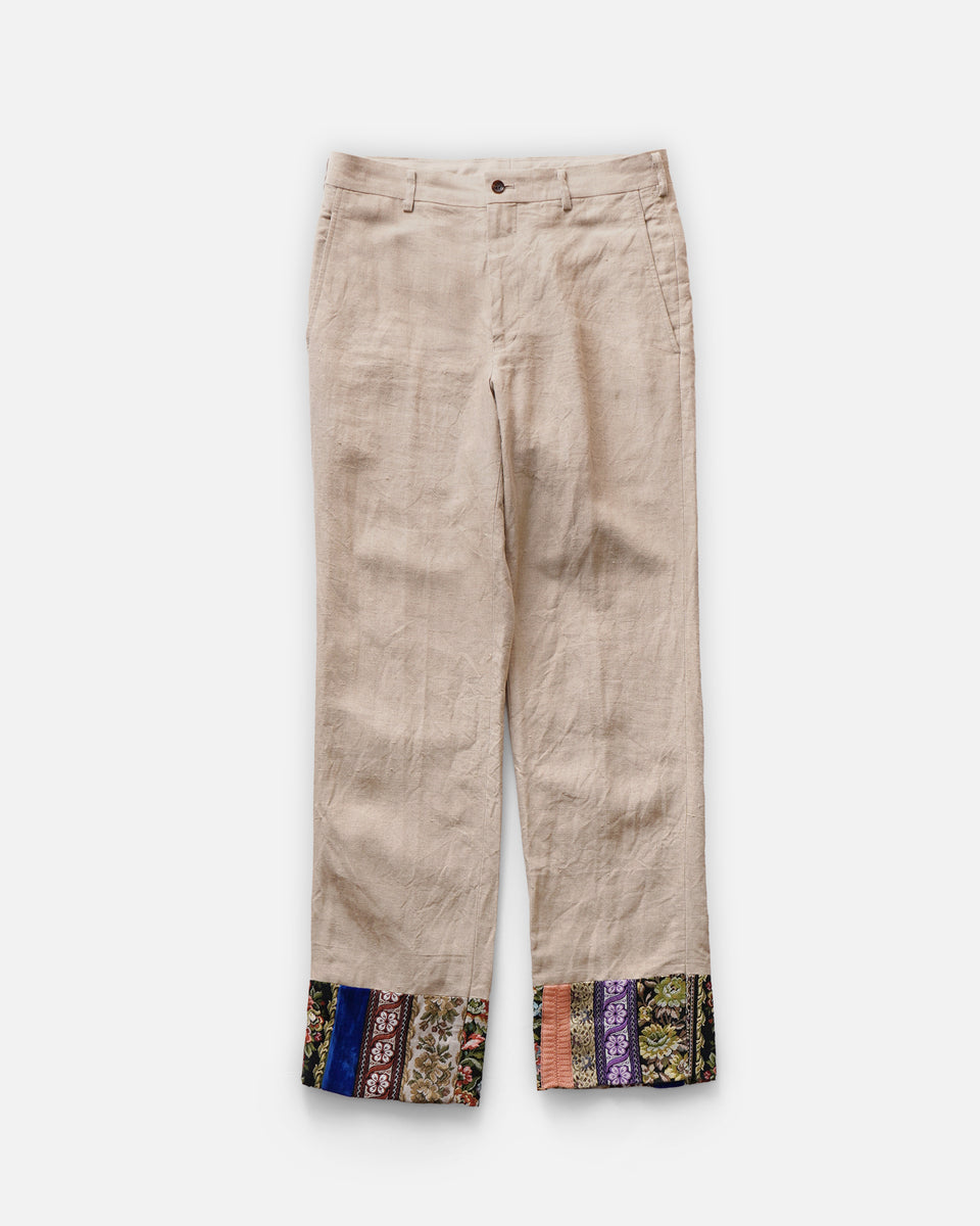 COMME des GARÇONS HOMME Docking Linen Slacks Made in Japan – Front