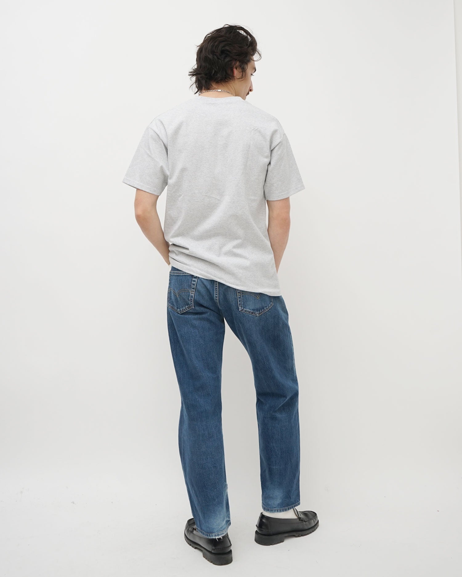 FGS Originals - Micro Stripe T-shirt / Light Gray