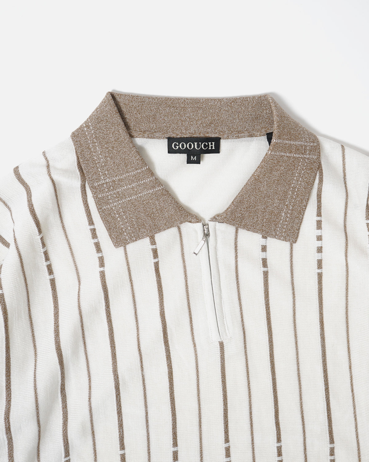 Pullover Zip Polo / Off White