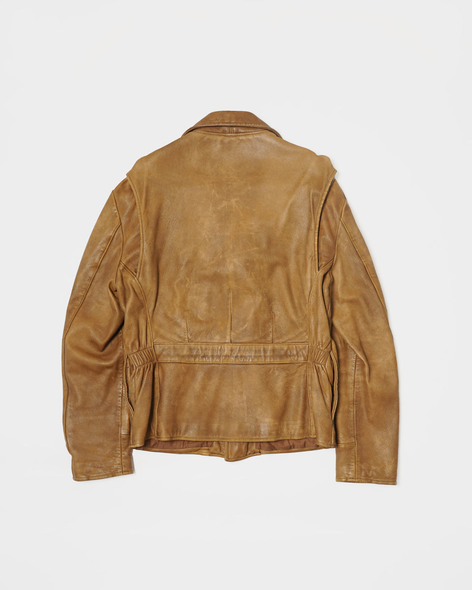 アクセサリー RRL Ralph Lauren MOTO BRASS PIN - BROWN RRL by Ralph Lauren Womens Leather Moto Jacket Dark Sepia