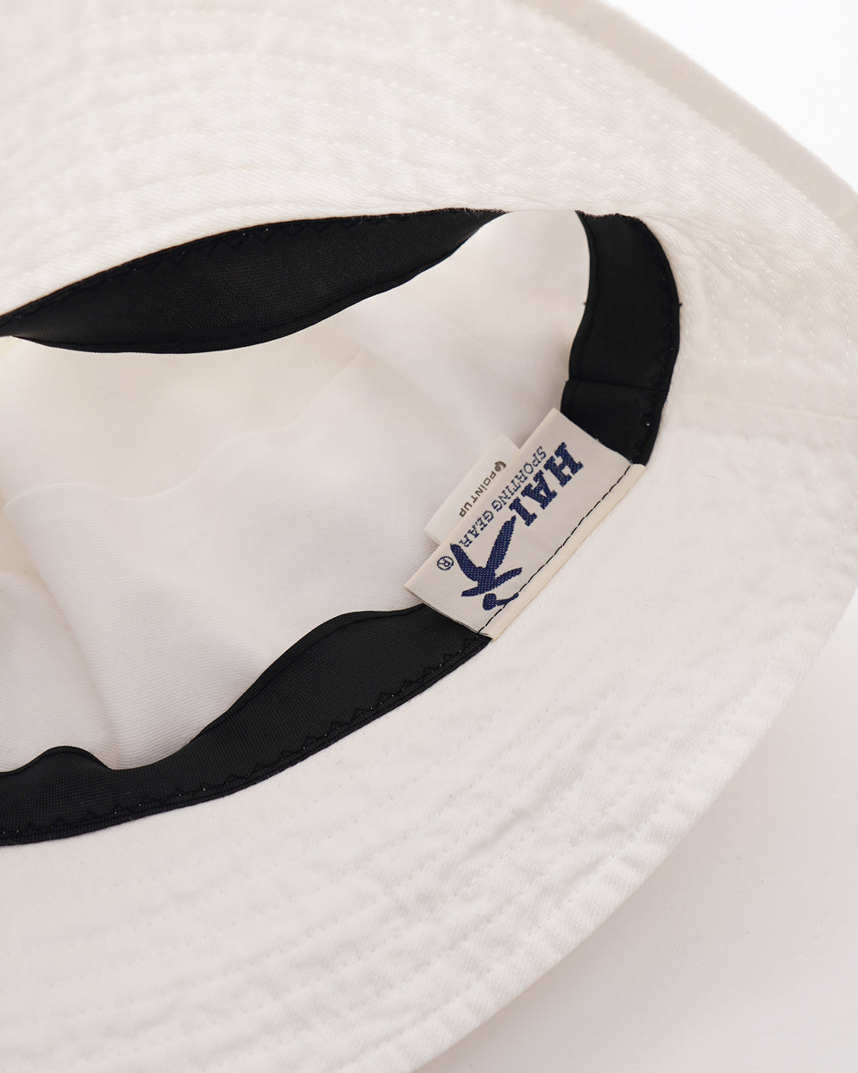 HAI Sporting Gear ISSEY MIYAKE Patched Bucket Hat – Front General