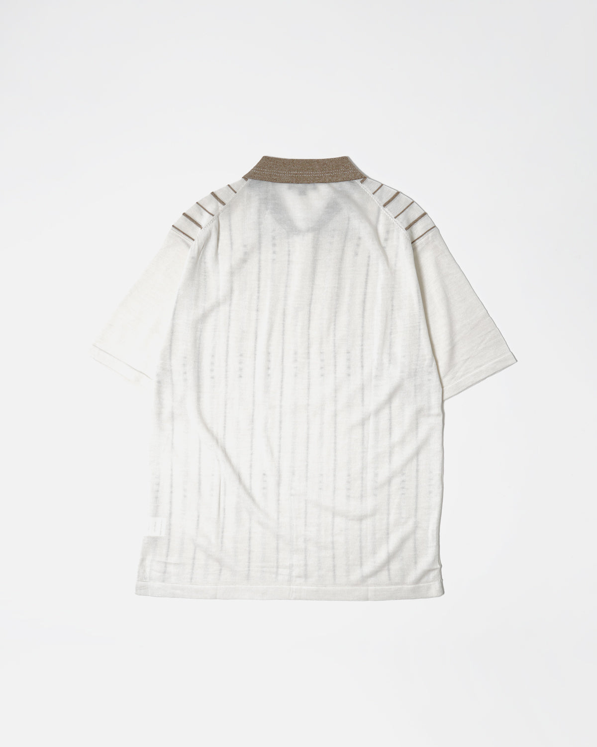 Pullover Zip Polo / Off White