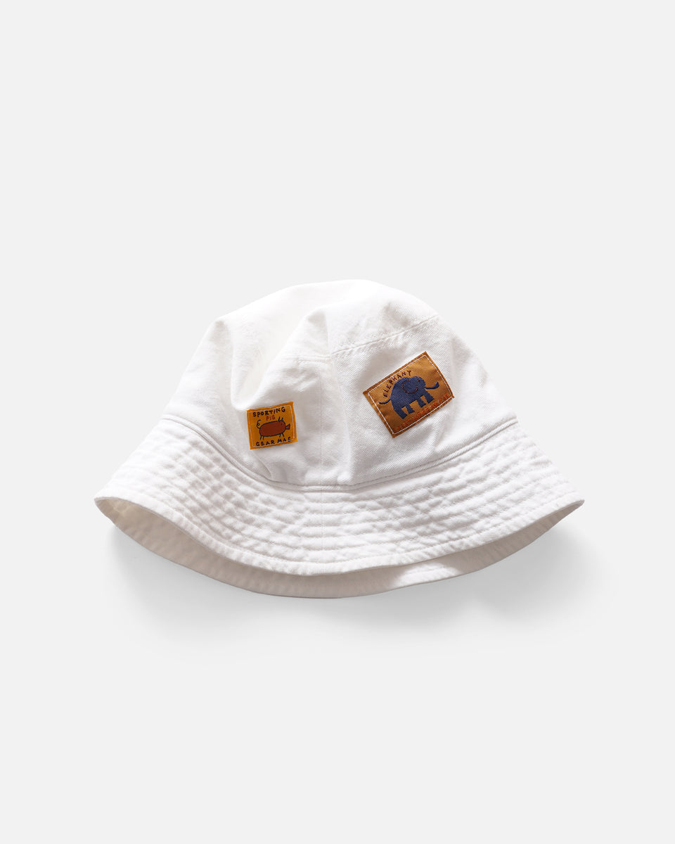 HAI Sporting Gear ISSEY MIYAKE Patched Bucket Hat – Front General