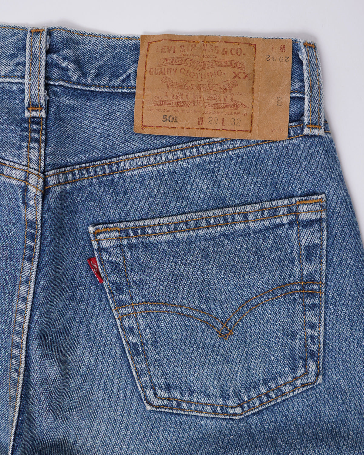 501 Straight Fit Denim Pants / size: 30