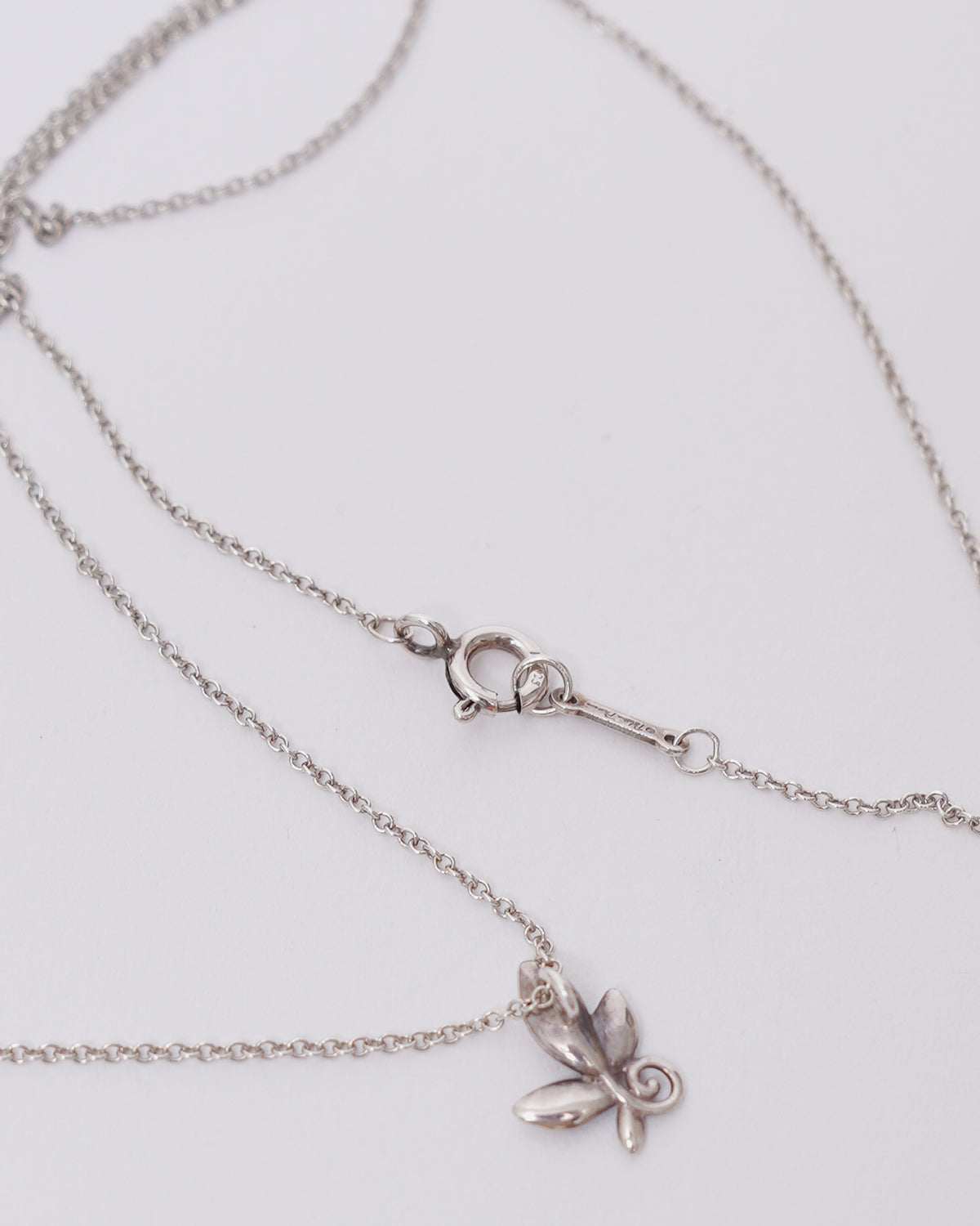Silver Olive Leaf Necklace