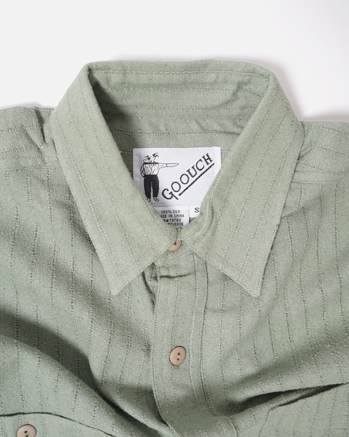 Silk Shirt / Mint Green