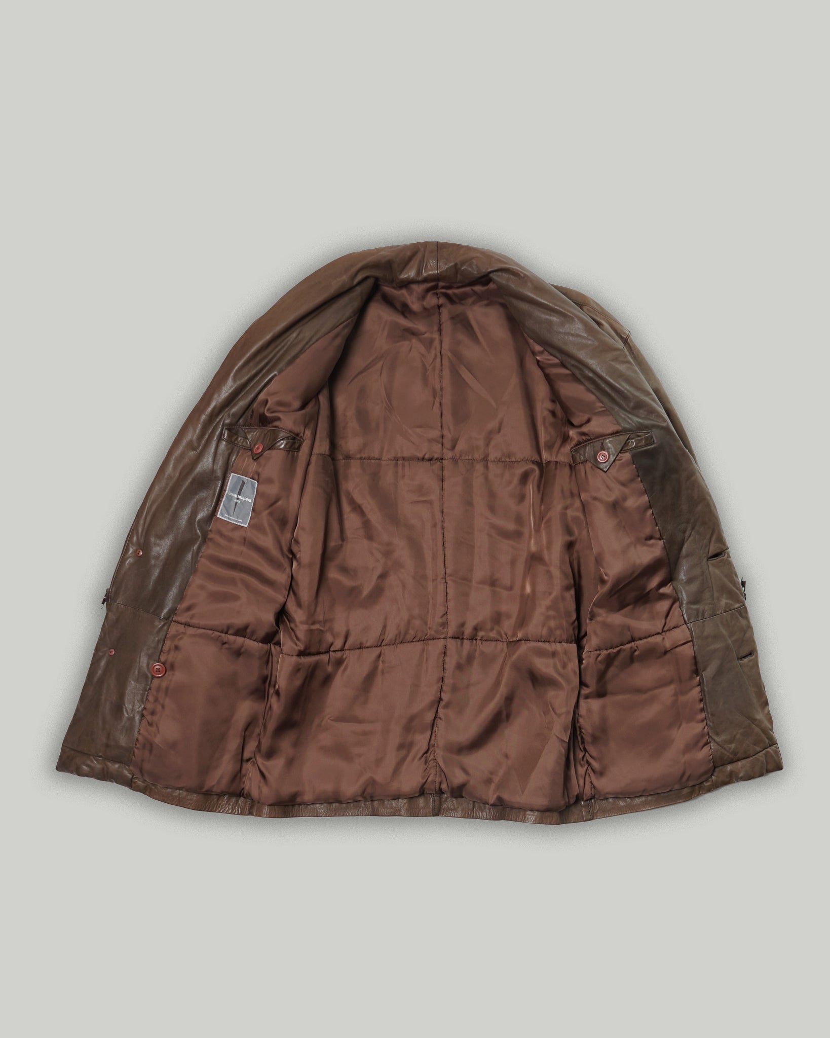 Shawl Collar Leather Jacket
