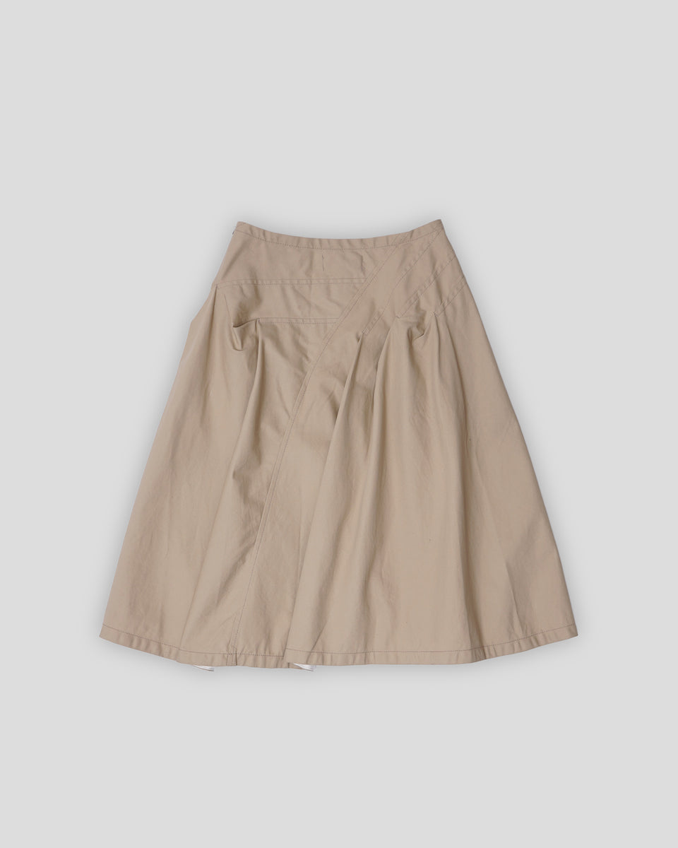 Zip Design Cotton Skirt / Size: 25 – Front General Store