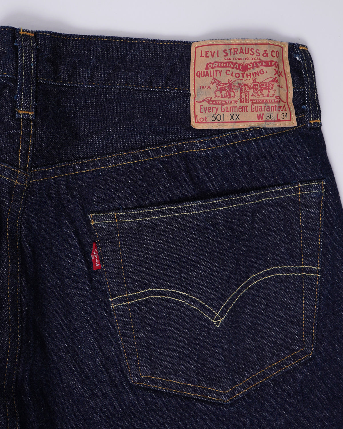501XX Straight Fit Denim Pants